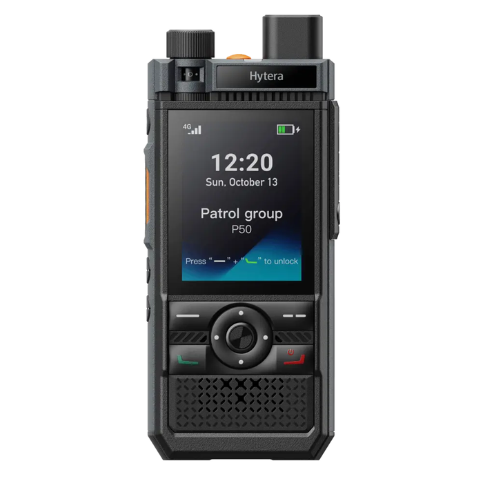Hytera P50 PoC Radio with Halo PTX Commercial 12-Month license (4-Pack) - BodyCamera.co.uk