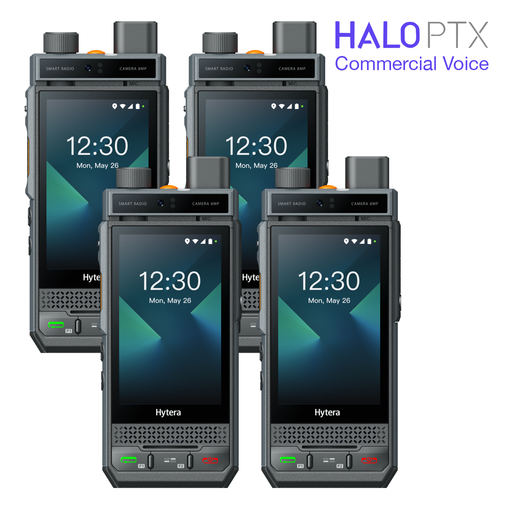 Hytera P60 PoC Radio with Camera Plus Halo PTX Commercial (4-Pack) - BodyCamera.co.uk