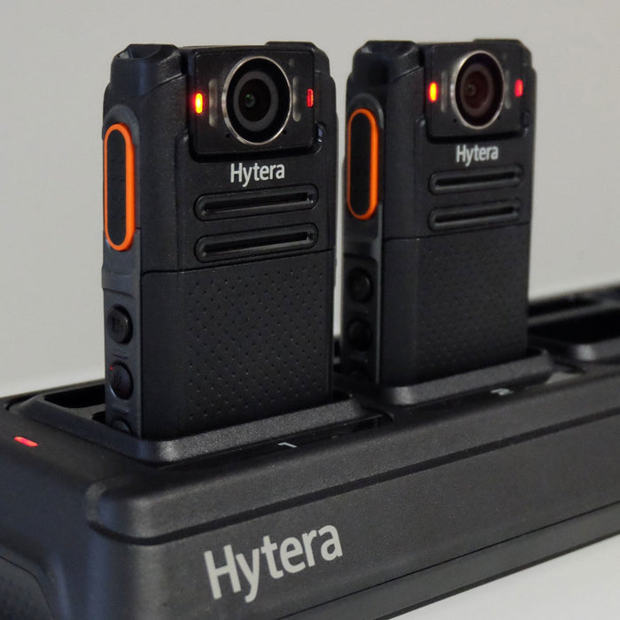 Hytera MCL30 Body Worn Camera VM780 Six way Multi Charger - Speak-IT Solutions LTD