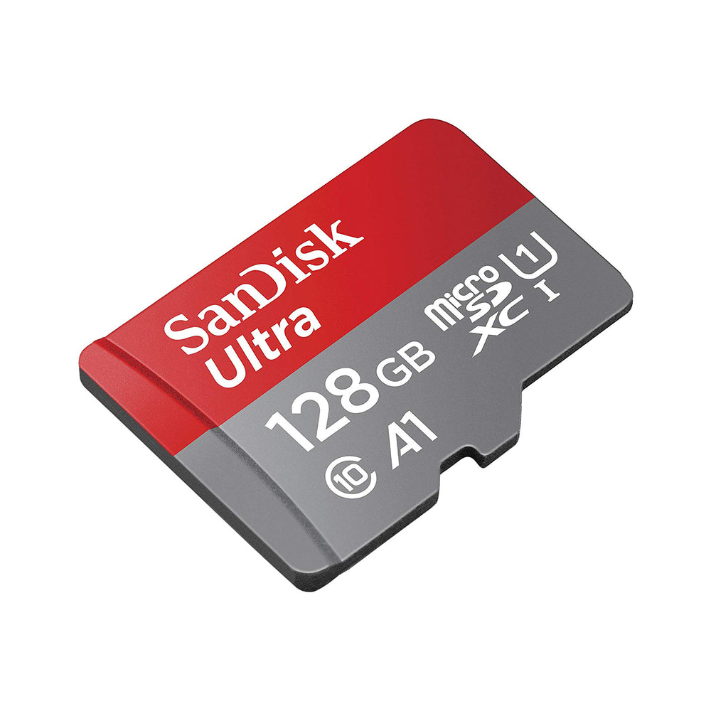 SanDisk Ultra 128GB Micro SDXC Memory Card & SD Adapter - BodyCamera.co.uk